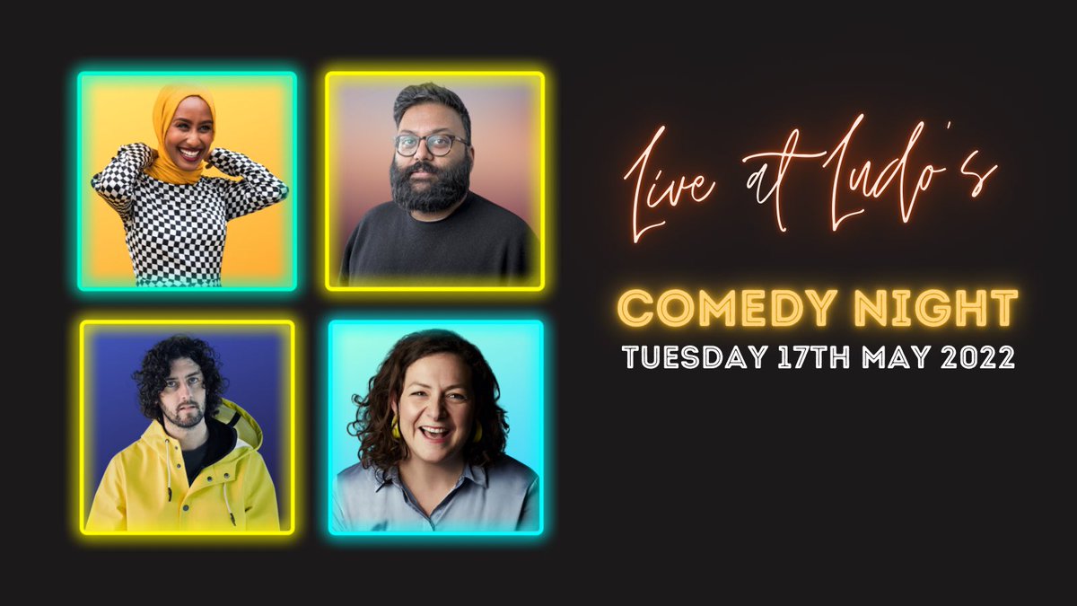 10th May is now SOLD OUT! Get your tickets to 17th May now feat. @TheOlaLabib @SunilDPatel @jessicafostekew and @MattHighton Tix here 👉🏼 ludoslondon.co.uk