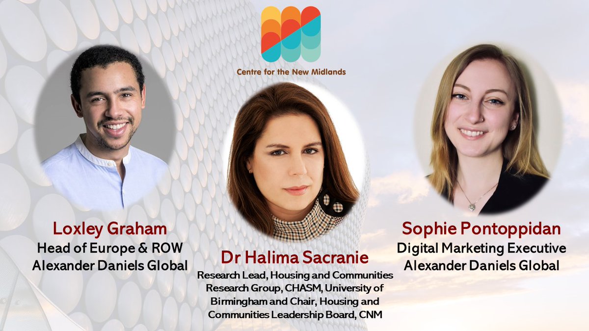 Chris Smith (@thenewmidlands) on Twitter photo Our May News and Views is out! Read the latest thoughts and updates from the #WestMidlands only independent, apolitical think tank <a href="/HalimaSacranie/">Halima Sacranie</a> <a href="/ADJobsUK/">AlexanderDanielsLtd.</a> #housing #manufacturing #BuildBackBetter #cop26 #coventry #birmingham #wolverhampton #policy
us8.campaign-archive.com/?u=7d088e2c1aa… Our May News and Views is out! Read the latest thoughts and updates from the #WestMidlands only independent, apolitical think tank <a href="/HalimaSacranie/">Halima Sacranie</a> <a href="/ADJobsUK/">AlexanderDanielsLtd.</a> #housing #manufacturing #BuildBackBetter #cop26 #coventry #birmingham #wolverhampton #policy
us8.campaign-archive.com/?u=7d088e2c1aa…
