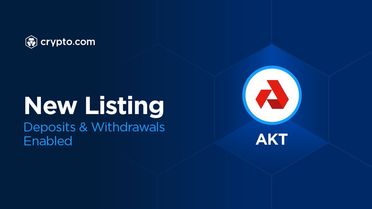 Akash Network is listed in the https://t.co/vCNztABJoG App 🔔 Buy $AKT at  true cost with USD, EUR, GBP, and 20+ fiat currencies. Download the App to  start trading #AKT now! 👉 https://t.co/jt6bDDqikg