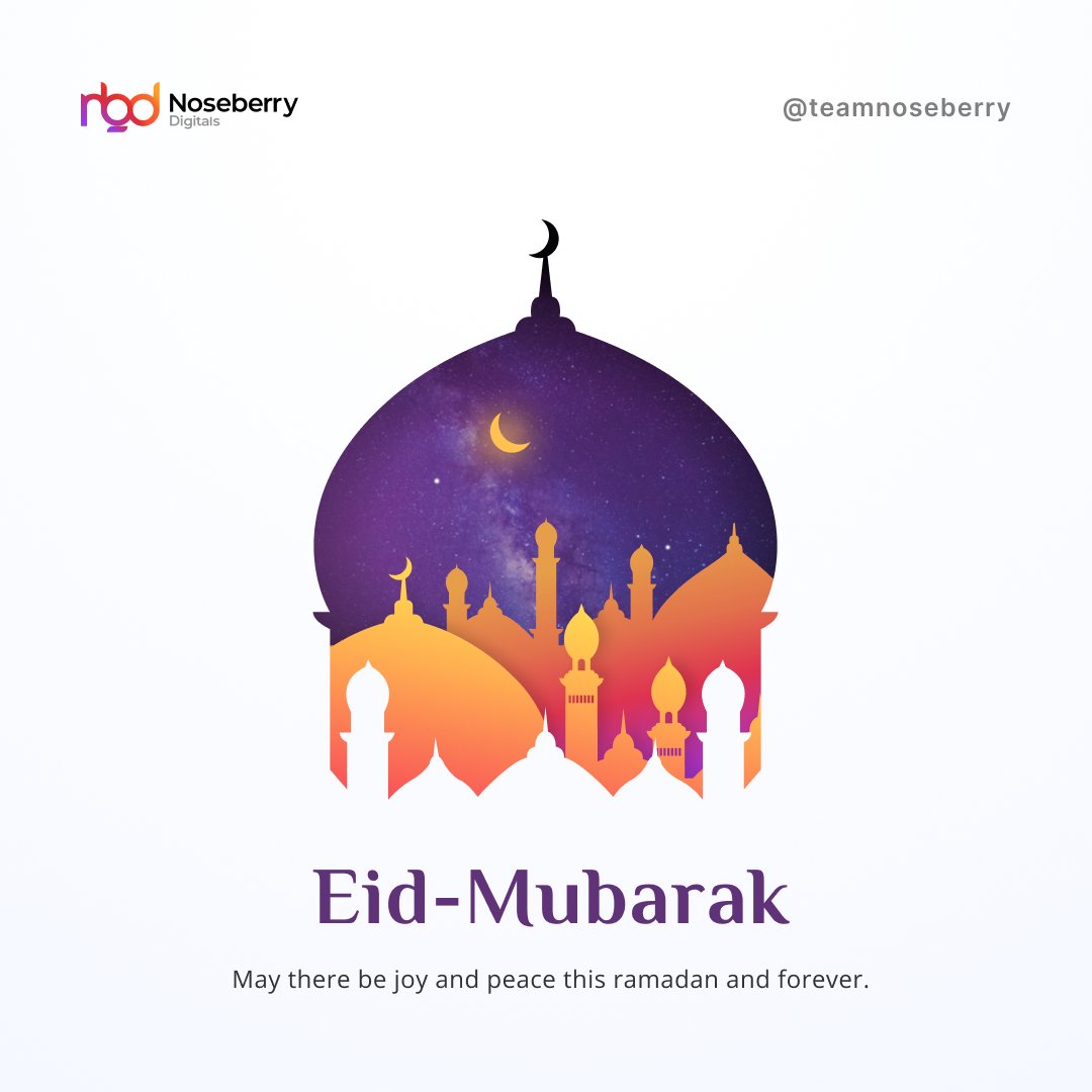 noseberrytech's tweet photo. Sending you warm wishes and happiness on the occasion of Eid.

Eid Mubarak!

#EidMubarak2022  #fastival #teamNbd https://t.co/aD3QPRbMEd