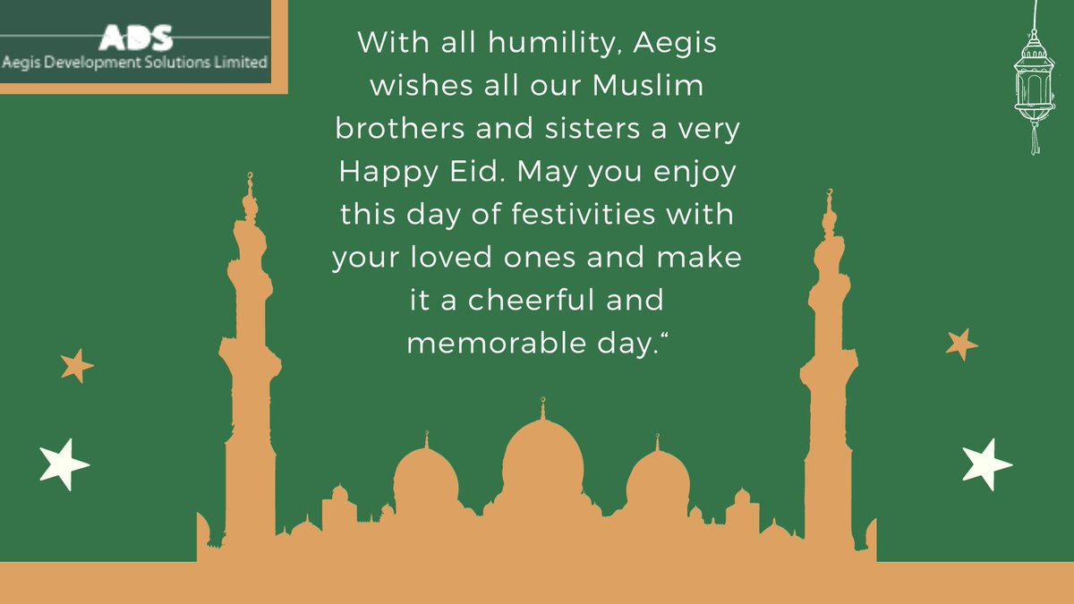 AegisDevelop's tweet photo. May this festive occasion of Eid fulfill all your dreams and desires. May this day brighten each and every moment of your life. A very Happy Eid ul Fitr our Muslim brothers and sisters.
 #eidmubarak #eid #quantitysurveyor https://t.co/FHdi9D6cwk