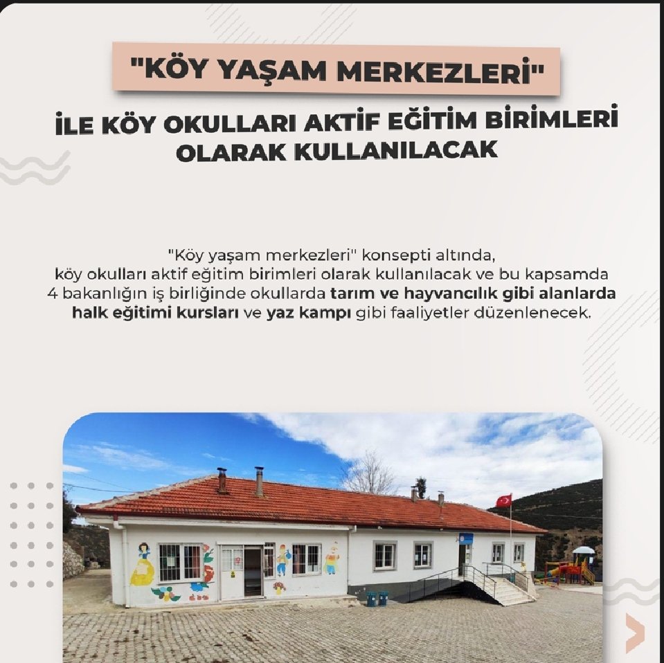 Matilla_1979's tweet photo. KÖY YAŞAM MERKEZLERİ İLE KÖY OKULLARI AKTİF EĞİTİM BİRİMLERİ OLARAK KULLANILACAK
..."Tüm köy okullarında bu projeyi başlatacağız."...
📌Arıcılık eğitimleri de verilecek
📌Dört bakanlık iş birliği içinde çalışacak
@tcmeb
@omertoraman25
@mehmetyigit38
@elazigmem https://t.co/ogBvFqiT70
