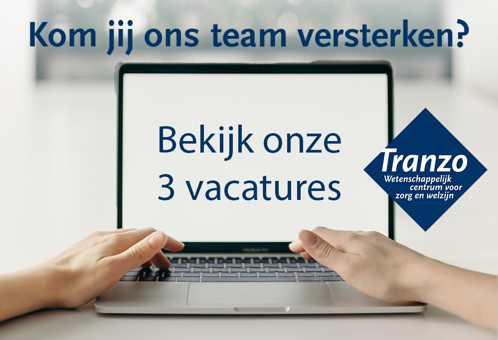 Tranzo (@tilburgu_tranzo) on Twitter photo Tranzo zoekt collega's!👋 Je kunt solliciteren voor #juridisch medewerker, management assistent en medewerker #kennisvalorisatie en implementatie. Meer weten over wat deze functies inhouden? Ga naar onze website: tinyurl.com/zf5pt38x Tranzo is onderdeel van <a href="/TilburgU/">Tilburg University</a> Tranzo zoekt collega's!👋 Je kunt solliciteren voor #juridisch medewerker, management assistent en medewerker #kennisvalorisatie en implementatie. Meer weten over wat deze functies inhouden? Ga naar onze website: tinyurl.com/zf5pt38x Tranzo is onderdeel van <a href="/TilburgU/">Tilburg University</a>