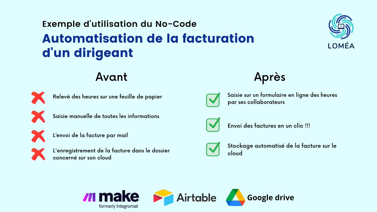 jblinNocode's tweet image. Un exemple de projet très concret que j&apos;ai réalisé pour un client 😀