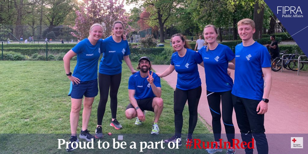 FIPRAinsight's tweet photo. πββοΈπββοΈOn 29th May our amazing colleagues will be running the 20km Red Cross Marathon in #Brussels to raise donations and help @CroixRougeBE to improve and save lives. We encourage you to join us in our efforts.
For moreβ‘οΈ https://t.co/RiaslrDArp
#FIPRun #RunInRed https://t.co/MnyLy1h6Ud