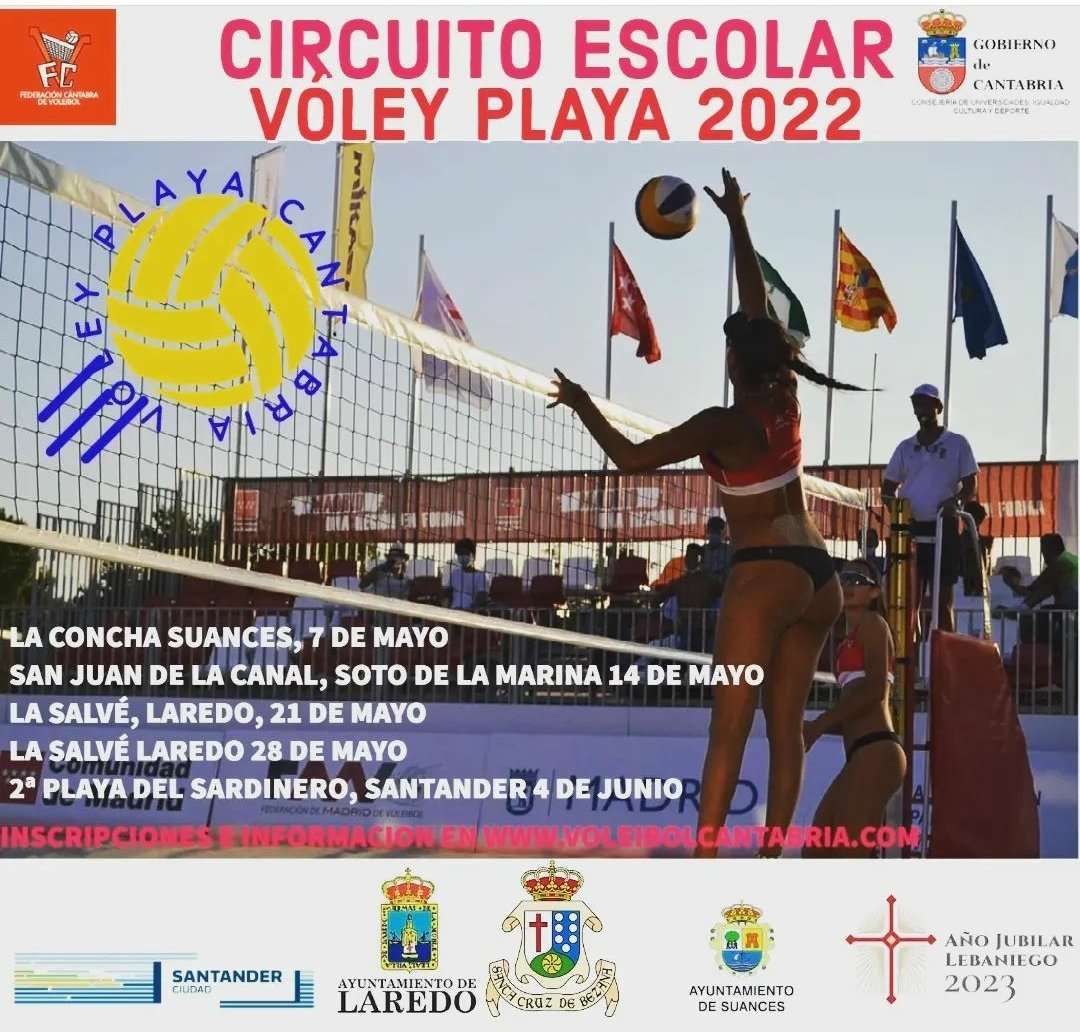 VPvszone's tweet photo. Este fin de semana dará comienzo el circuito regional de Voley Playa 🏐🏖️

Mucha suerte a todos nuestros equipos y parejas.

ARRONTI VSZONE ‼️💪🏐🏖️🦈
🟦🟨🟩

#voleyplaya #vszone #Bezana #Cantabria https://t.co/ZQtPkLM7io