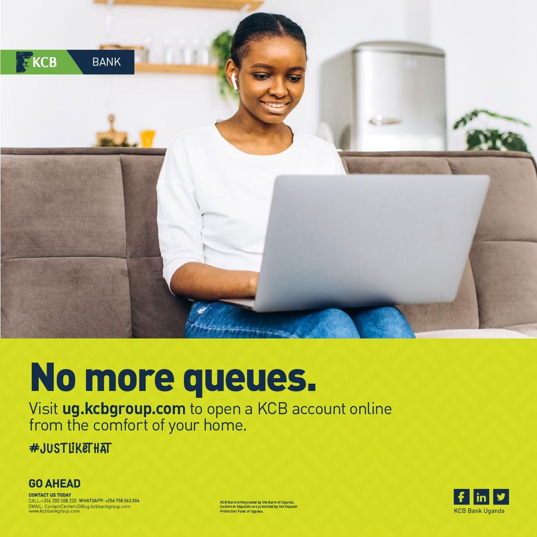 kcbbankug's tweet photo. Opening a KCB account online is easy! Log on to https://t.co/gv3PrE0RYM and open one from the comfort of your home or office! 
#SimbaGoneDigital #JustLikeThat #KCBGoAhead https://t.co/WuWdC1RR30