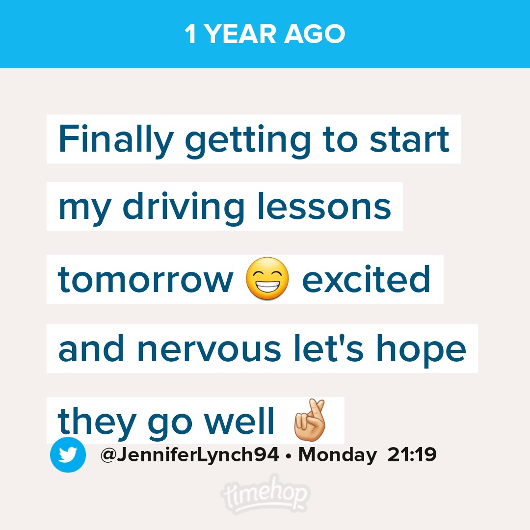 JenniferLynch94's tweet photo. A year since I started doing driving lessons, I never thought a year later I'd have my own car and my full licence ☺️ https://t.co/o1ef3JQQF3