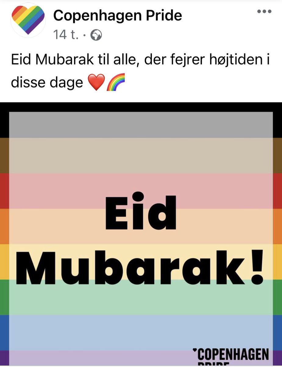 AvWLoevgreen's tweet photo. Kognitiv dissonans, når det er værst. Islam er uforenelig med homoseksualitet. Længere er den ikke. 

Hvilket selvmål, CopenhagenPride.  

#dkpol https://t.co/2XdZWlPbWa