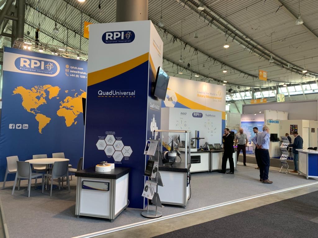 rpi_uk's tweet photo. The wait is over, it’s day 1 of #Control2022!

Visit us on booth 7104 in Hall 7 to see our latest TruMotion #rotary table, capable of verifying small or medium circular parts in dimensions of up Ø400mm x 220mm high &amp; up to 50kg in weight.

#Control22 @Control_Messe #Metrology https://t.co/5ieUEvg4mq