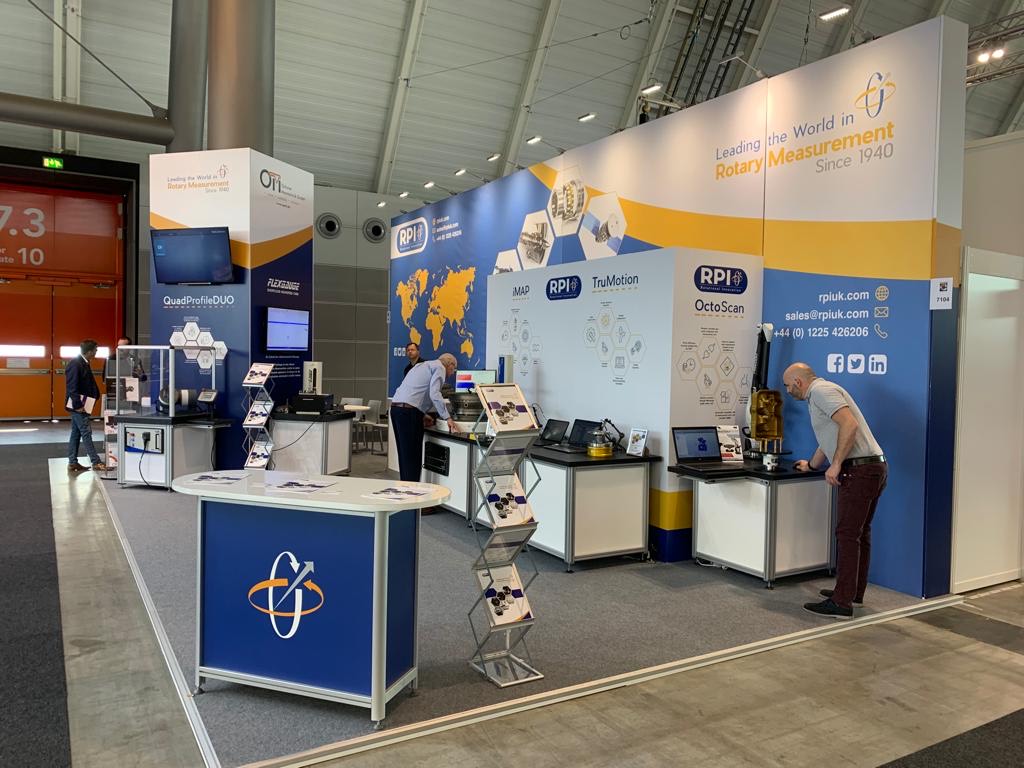 rpi_uk's tweet photo. The wait is over, it’s day 1 of #Control2022!

Visit us on booth 7104 in Hall 7 to see our latest TruMotion #rotary table, capable of verifying small or medium circular parts in dimensions of up Ø400mm x 220mm high &amp; up to 50kg in weight.

#Control22 @Control_Messe #Metrology https://t.co/5ieUEvg4mq
