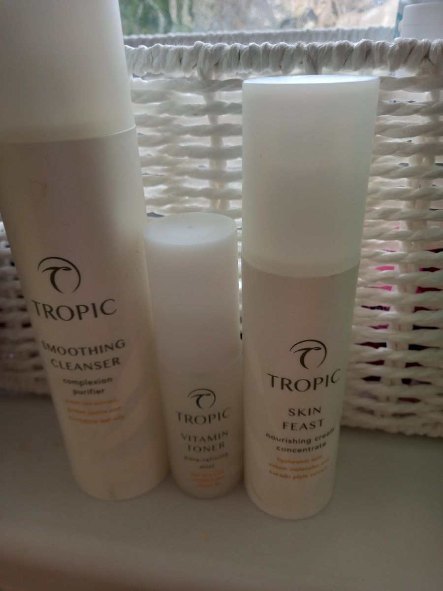 I am trialling some lovely skincare products from <a href="/TropicSkincare/">Tropic Skincare</a> On Day 2 my skin is more hydrated, feels smoother &amp; looks brighter! Let me know if you would like to know more about the products / company x