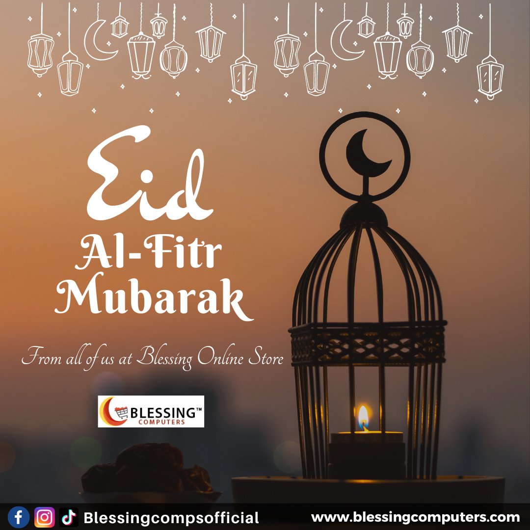 BlessingComput1's tweet image. May this Eid-ul-Fitr be a special one for you and may it bring you many happy moments to cherish forever!

Eid Mubarak.
.
.
#blessingcomputers #eidmubarak #eid2022 #eidfitr