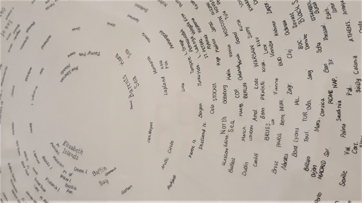 theturnpikegall's tweet photo. Layla Curtis explores landscape, ideas of place and mapping, often in remote locations. Her work was included in Topographica at the Turnpike Gallery in 2008 and we are delighted to show Globe Tracing I in our current 'Drawn In' exhibition. @laylacurtis #leigh https://t.co/Ey1zM8ZKd3