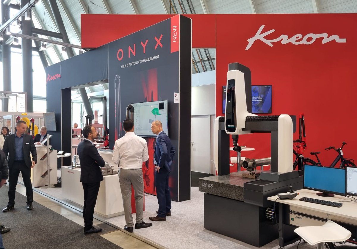 Kreon Technologies (@kreon_tech) on Twitter photo The <a href="/Control_Messe/">Control Messe</a> show started this morning.
IN PREVIEW, we present the new #ONYX measuring arm on our booth 3108 Hall 3. Discuss all your #3Dmetrology needs with our experts, the ideal solution is certainly on our booth.
The #Kreon team is looking forward to your visit. The <a href="/Control_Messe/">Control Messe</a> show started this morning.
IN PREVIEW, we present the new #ONYX measuring arm on our booth 3108 Hall 3. Discuss all your #3Dmetrology needs with our experts, the ideal solution is certainly on our booth.
The #Kreon team is looking forward to your visit.