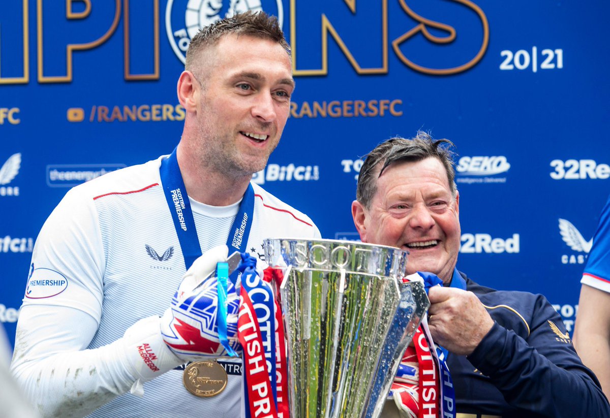 💙 Jimmy Bell’s 41 year association with The Rangers.

From joining the club as coach driver and mechanic in 1981 to the dug out alongside the likes of Souness, Smith, McLeish etc.

His standards, traditions and superstitions are the epitome of a Ranger.

#AbsentFriends
