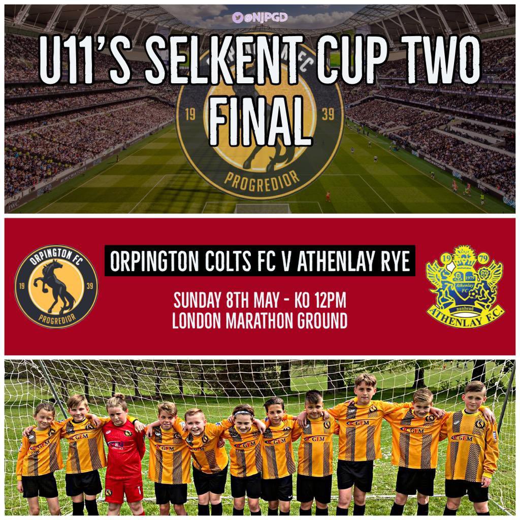 ⚽️🏆 SELKENT CUP FINAL 🏆⚽️

🆚 <a href="/Athenlay_FC/">Athenlay FC</a> Rye
📅 08/05/22
⏰ 12pm KO
📍 London Marathon Ground

<a href="/NJPGD/">なゆ</a>