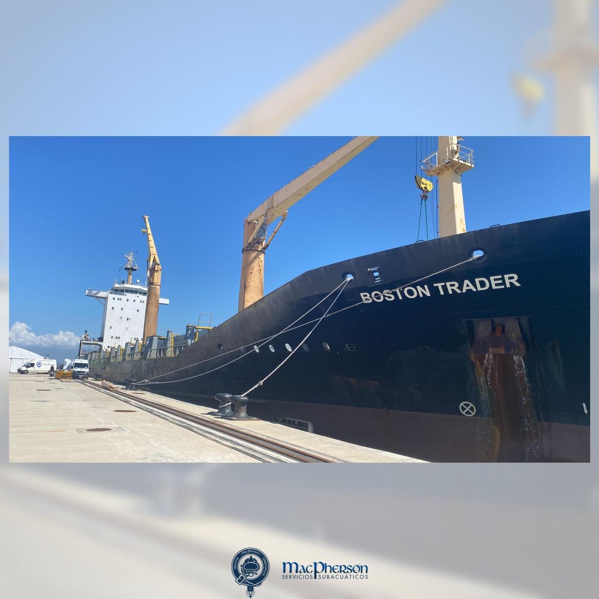 MacphersonUS's tweet photo. Trabajos limpieza completa, pulido de hélices e inspección en el Boston Trader.
#bostontrader #macphersonus #macphersonss #macphersonserviciossubacuaticos #buceo #buceocadiz #buceoandalucia #buceoespaña https://t.co/sNr62R7xK8