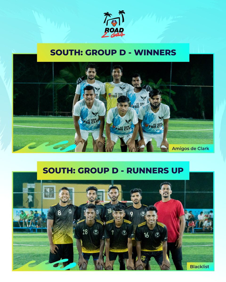 FCGoaOfficial's tweet photo. After an intense opening weekend at #Road2Goa, the hunt for the trophy continues.
 
Here are the 16 Men &amp; Women’s teams who’ve qualified for this Saturday’s Final Showdown 🏆⚽️

#ForcaGoa #ForcaFans #ForcaWomen https://t.co/uFVvINztZa