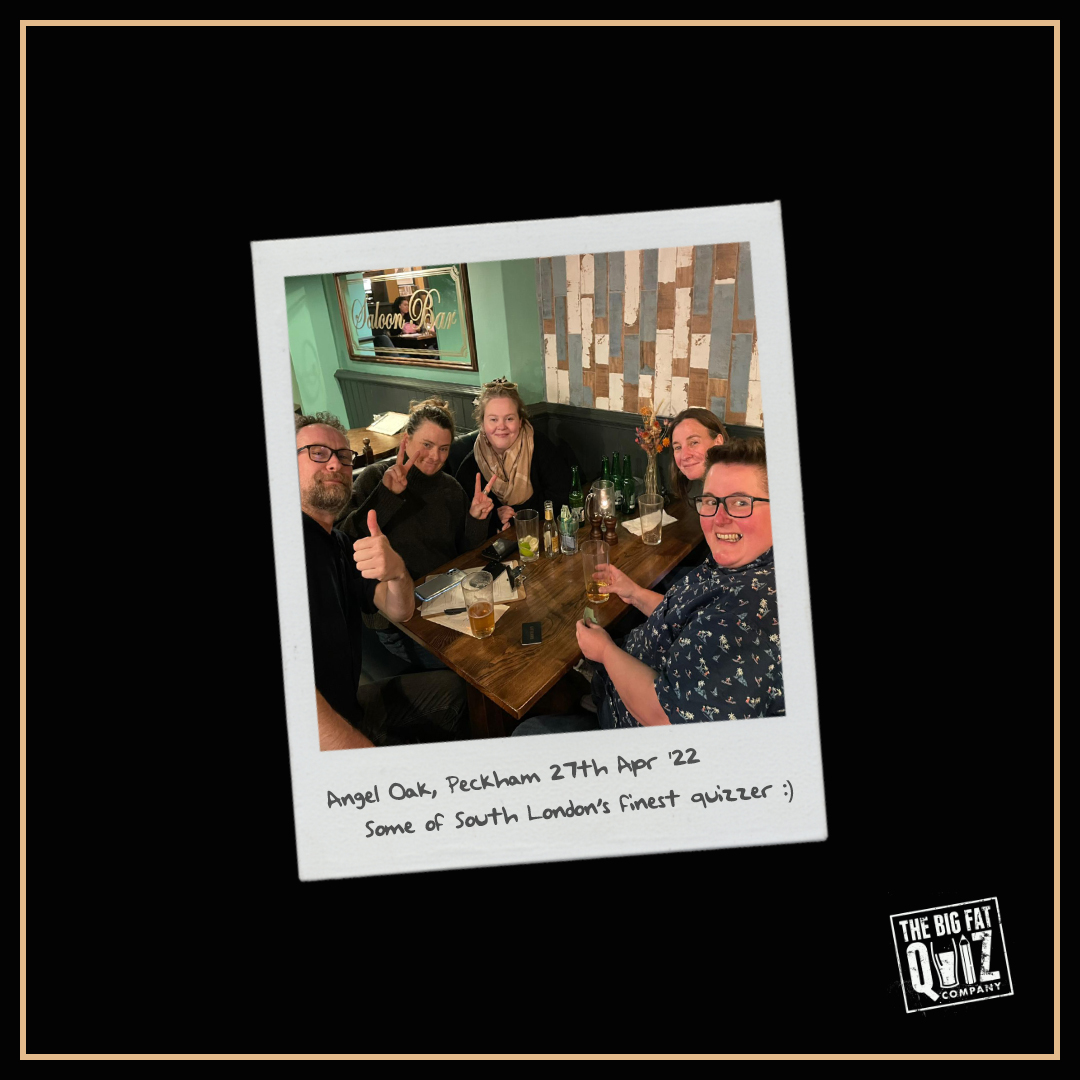 🏆 WALL OF FAME 🏆

Big shout out to some of our longest serving punters! <a href="/sigga/">Sigga Darling</a> and crew winning @angeloakse15 quiz last Wednesday.

📆 Join us EVERY Wednesday in #Peckham at 8PM.

#bigfatquiz #southlondon #craftbeer #quizzing