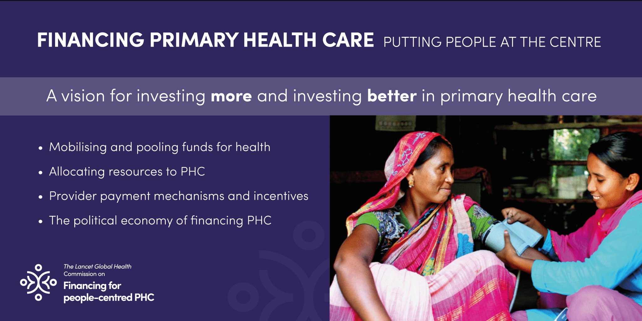 Lancet Global Health Commission on Financing PHC on Twitter "The