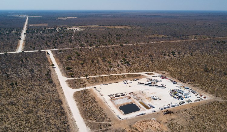 Re_ConAfrica's tweet photo. "CANADIAN oil and gas exploration company #ReconAfrica bulldozed land for a test oil well inside a protected wildlife area in north-eastern Namibia, and two local leaders say they were offered jobs in return for their silence." #StopRecon #FightToWin https://t.co/KS54YFyVo2 https://t.co/MaRUcLvhhs