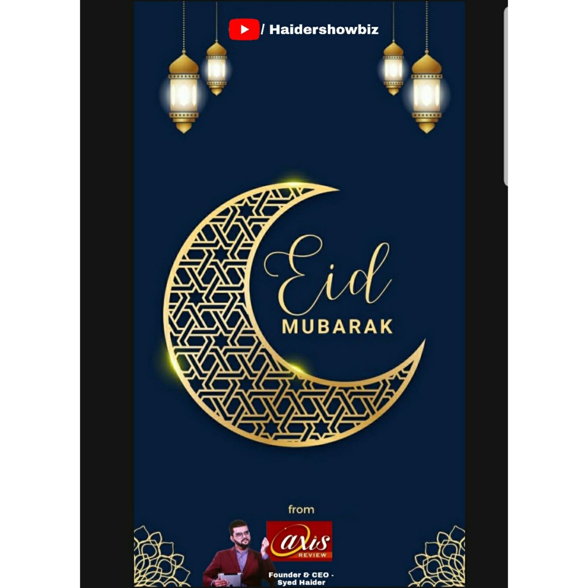 MrHaiderHasan's tweet photo. We Wish You #EidMubarak2022 https://t.co/ALdUpWW4s5