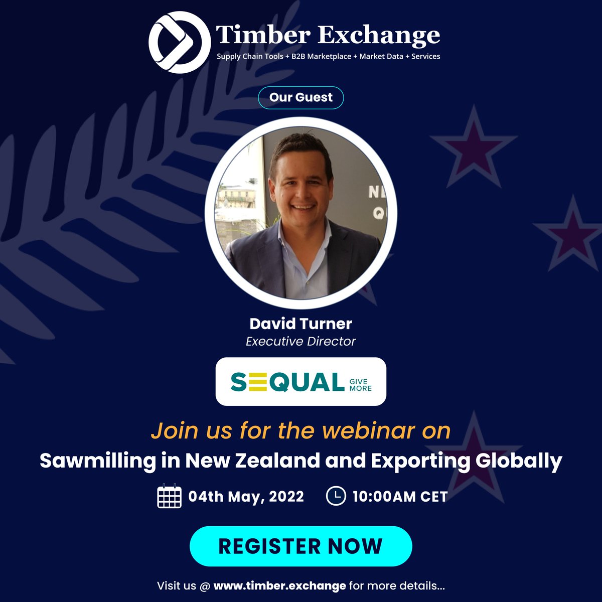 Centersourceio's tweet photo. Join our webinar with David Turned from SEQUAL discussing what the New Zealand timber market is like right now and the latest updates!

Register Now: https://t.co/GDEB8pbwsI

#centersource #timberexchange #supplychain #newzeland  #timbermarket #timberindustry #logistics https://t.co/cqZd4sdsq8
