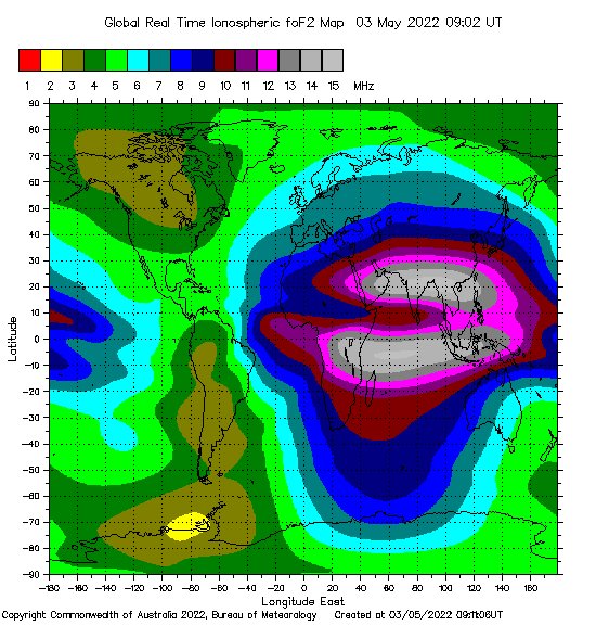 Global Optimum NVIS Frequency Map Based Upon Hourly Ionosphere Soundings via https://t.co/6WcAAthKdo #hamradio https://t.co/jCueWUf0yG