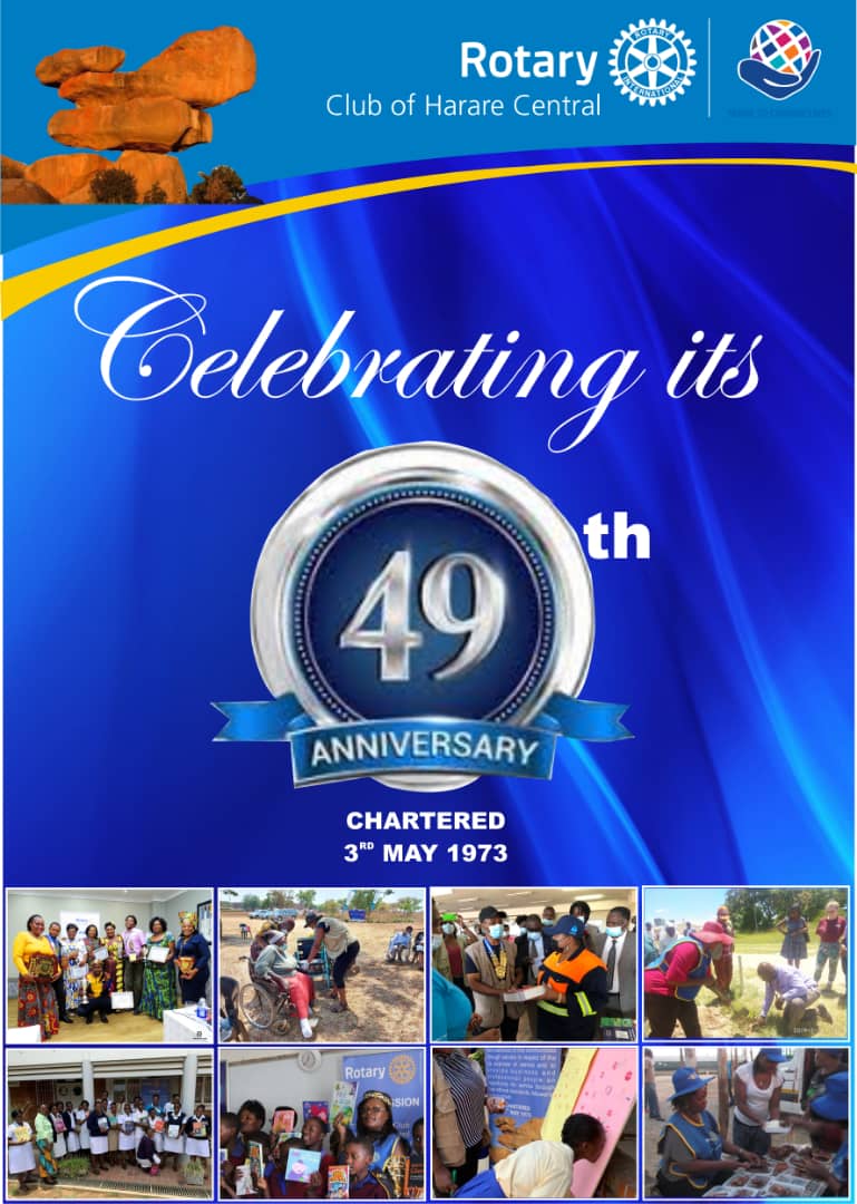 RCHarareCentral's tweet photo. Zimbabwe is part of Rotary International District 9210 which also includes Malawi, Northern Mozambique and Zambia. Happy Anniversary Rotary Club of Harare Central May you continue service above self. #centralrocks #clubyakarongeka #changemakers https://t.co/Qe9LX4ev2R