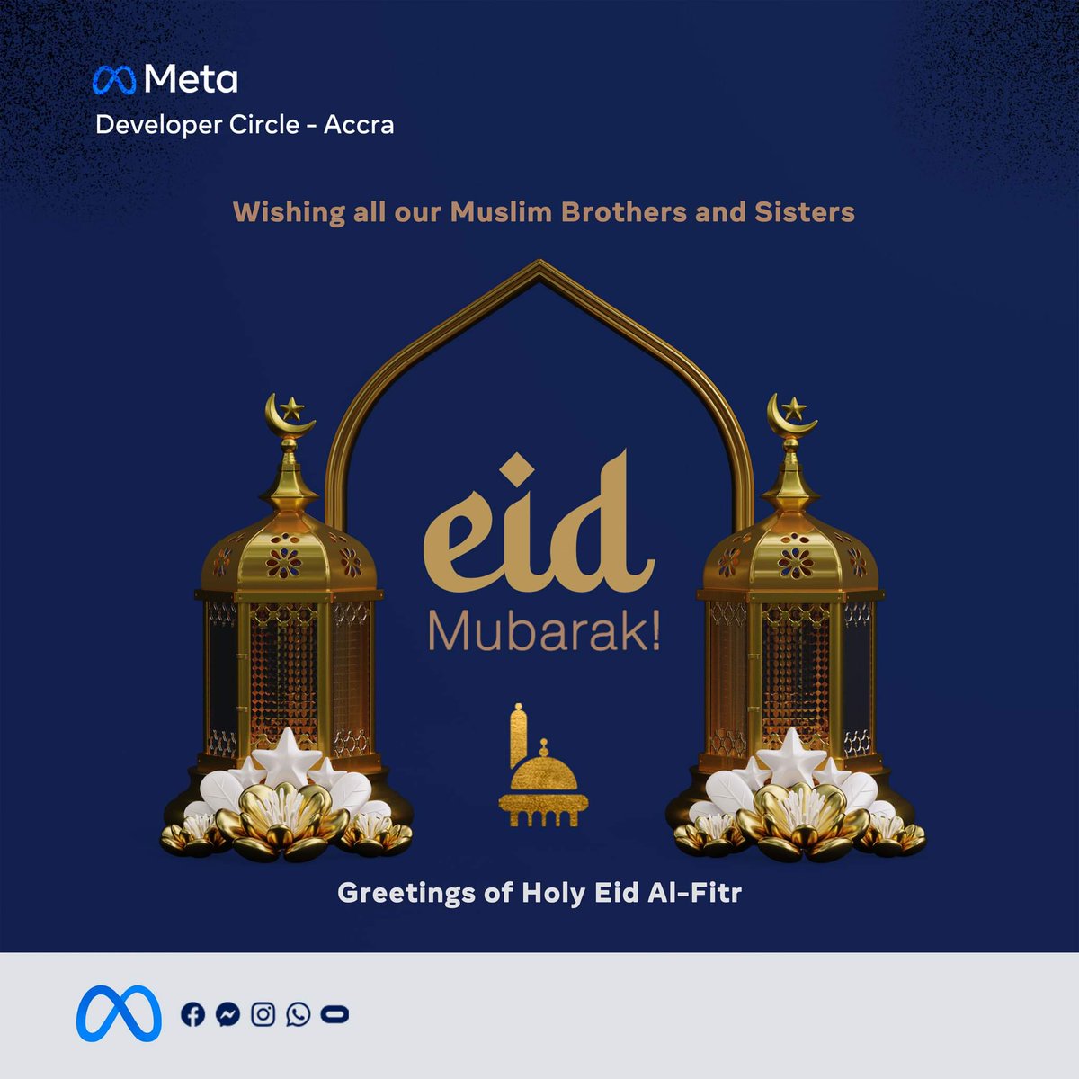 DevCAccra's tweet photo. As Muslims all over the world mark the end of Ramadan, we at #devcaccra would like to wish our Muslim Brothers and Sisters a wonderful Eid Mubarak. https://t.co/PN49PclenY