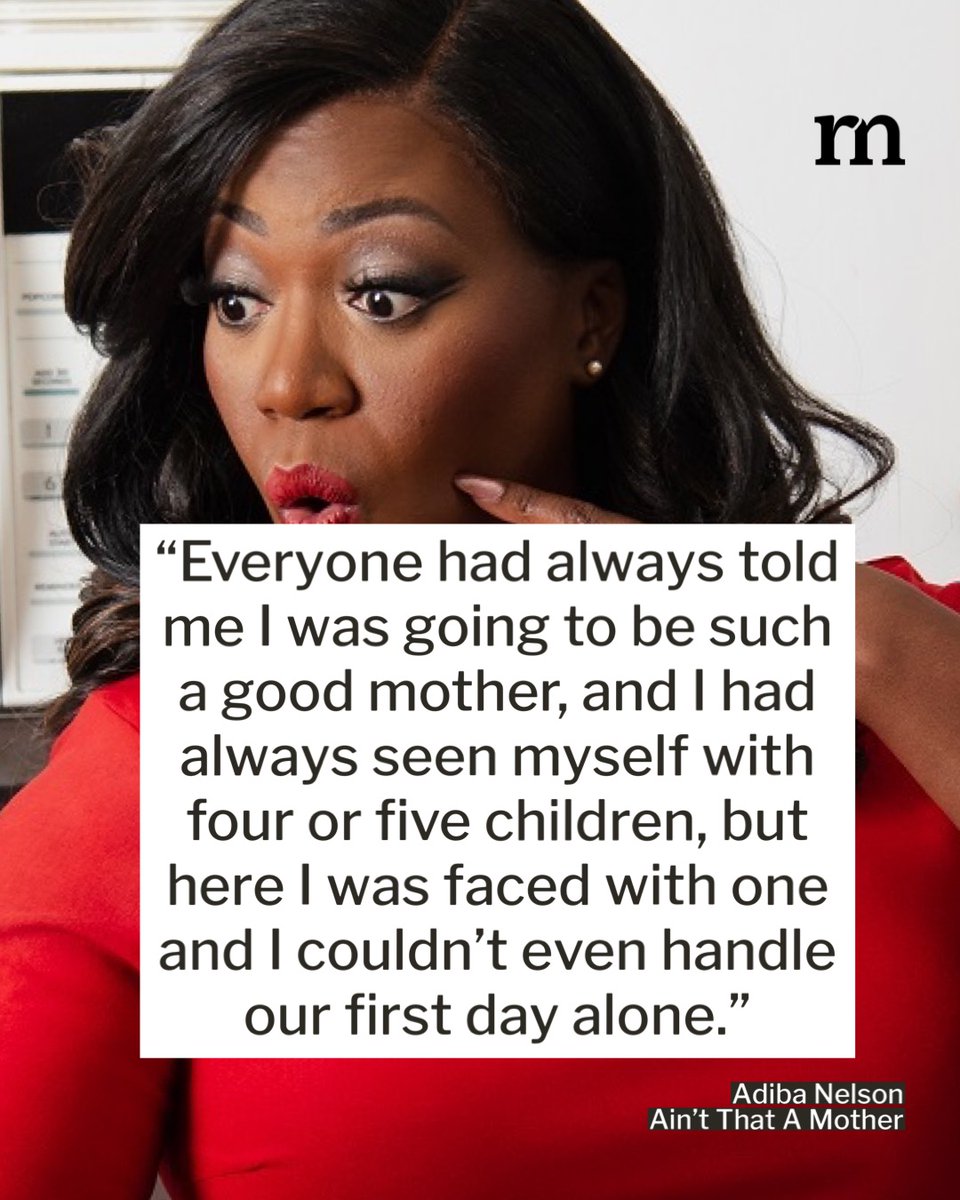 “Everyone had always told me I was going to be such a good mother, and I had always seen myself with four or five children, but here I was faced with one and I couldn’t even handle our first day alone.” @AdibaNelson @BlackstoneAudio #AINTTHATAMOTHER 

raisingmothers.com/adiba-nelson-a…