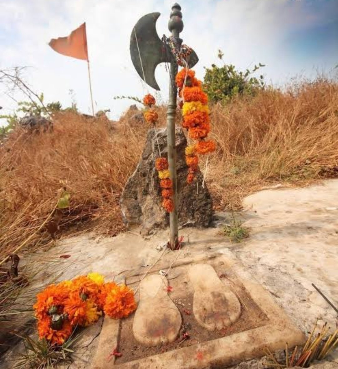 Bhasmācho Dongor, Harmal

It is said that Lord Parshuram shot seven arrows from the Sahayadri Mountains, into the Arabian Sea forcing the sea to retreat, thereby creating the Konkan coastal lands of Maharashtra, Goa, Karnataka and Kerala.