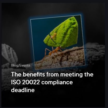 The benefits from meeting the #ISO20022 compliance deadline
> bit.ly/3OQNctn

#fintech #wealthtech #openbanking #Payments #lowcode #tradingTech #cbdc #treasuryTech #AtomicSettlement #cbpr #MTmx