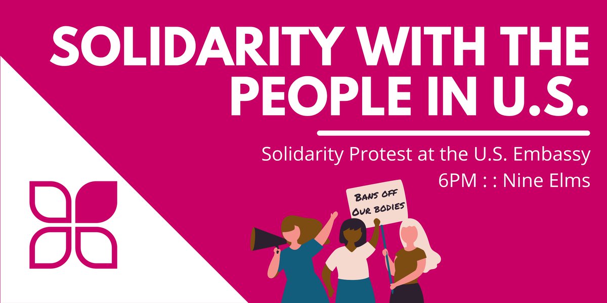 📢 Please retweet: we are organising a solidarity protest tonight at 6PM at the U.S. Embassy in London ✊