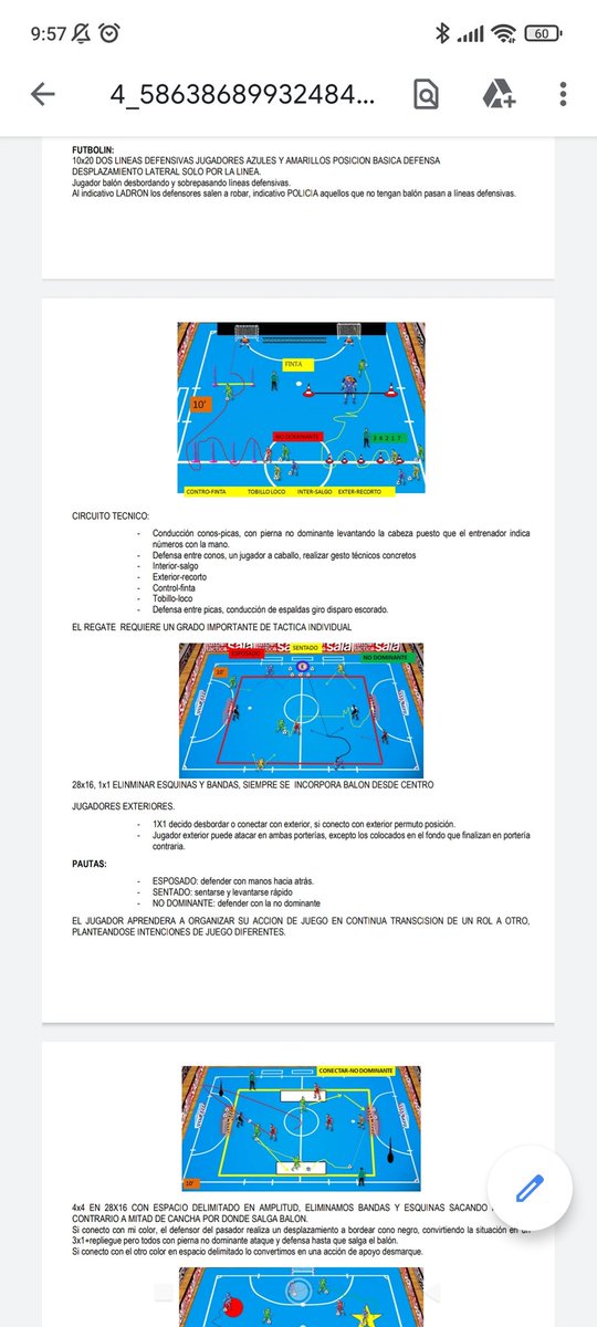 CristianMato3's tweet image. 🚨 95 hojas en PDF de ejercicios!!
Durante la Pandemia, teníamos un grupo que se dedicaba acompartir material de fútbol sala. Revisando los archivos me encontré este documento que había compartido un compañero que se llama Edu y que os puede ser de gran ayuda!
Compartir = Crecer