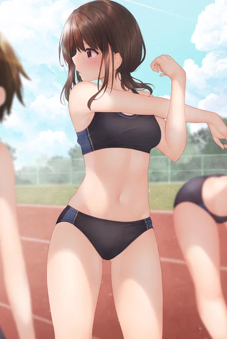 陸上部JKちゃん
『べつにキミの応援がなくても勝てるし・・・ありがとっ・・・』 