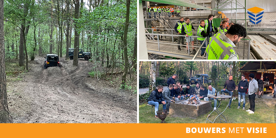 MW_Bouw's tweet photo. BEDRIJFSUITJE | Vorige week hebben we sinds lange tijd weer een superleuk bedrijfsuitje gehad. We bezochten een breedplaatvloerenfabriek en daarna testten we Land Rovers in een Brabants bos. Wil je ook bij ons werken? Solliciteer direct op onze website.
#DeHoopPekso #Esselink https://t.co/uSebzhXM5q