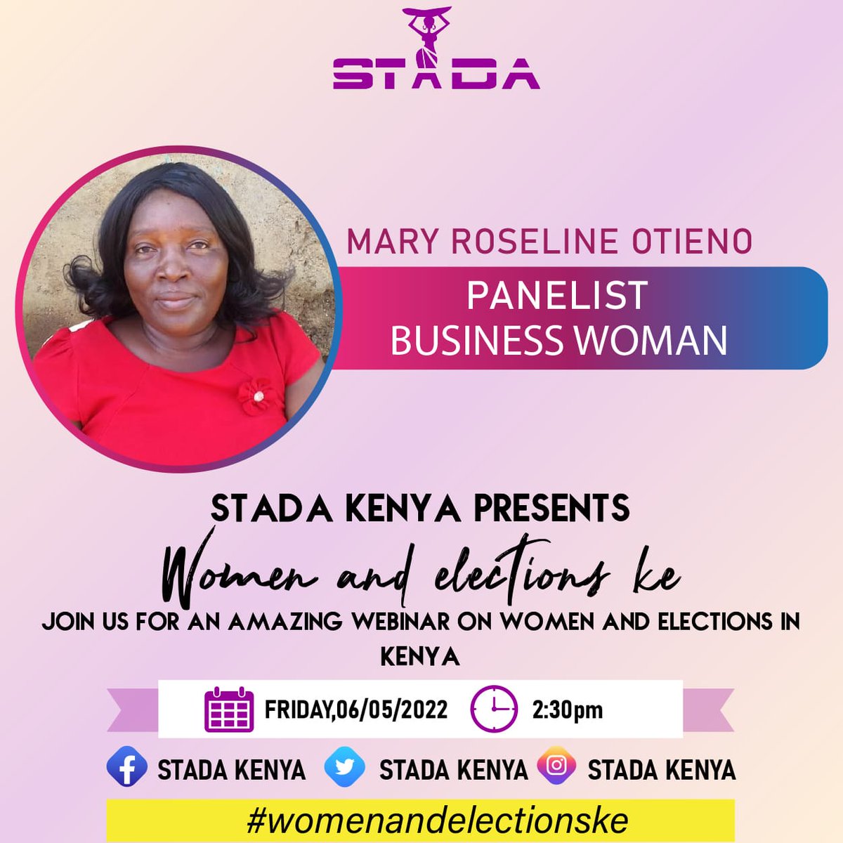 Here are some of our Panelists for #WomenAndElectionsKE . We're glad Founder and Director <a href="/TribelessYouth/">#UsaniiUwaziNaUwajibikaji</a> <a href="/Shikohkihika/">Shikoh Kihika</a> is part of this. Everyone is welcome. 
Friday, 6th May 2022.