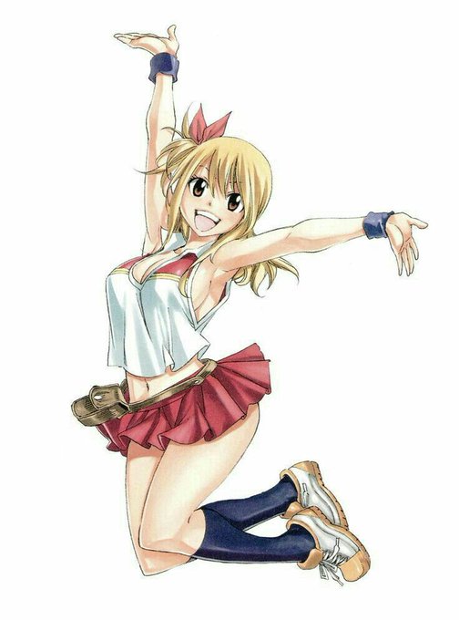 Daily Fairy Tail Girls on X: Lucy Hearfilia, THE goat. 🐐💛   / X