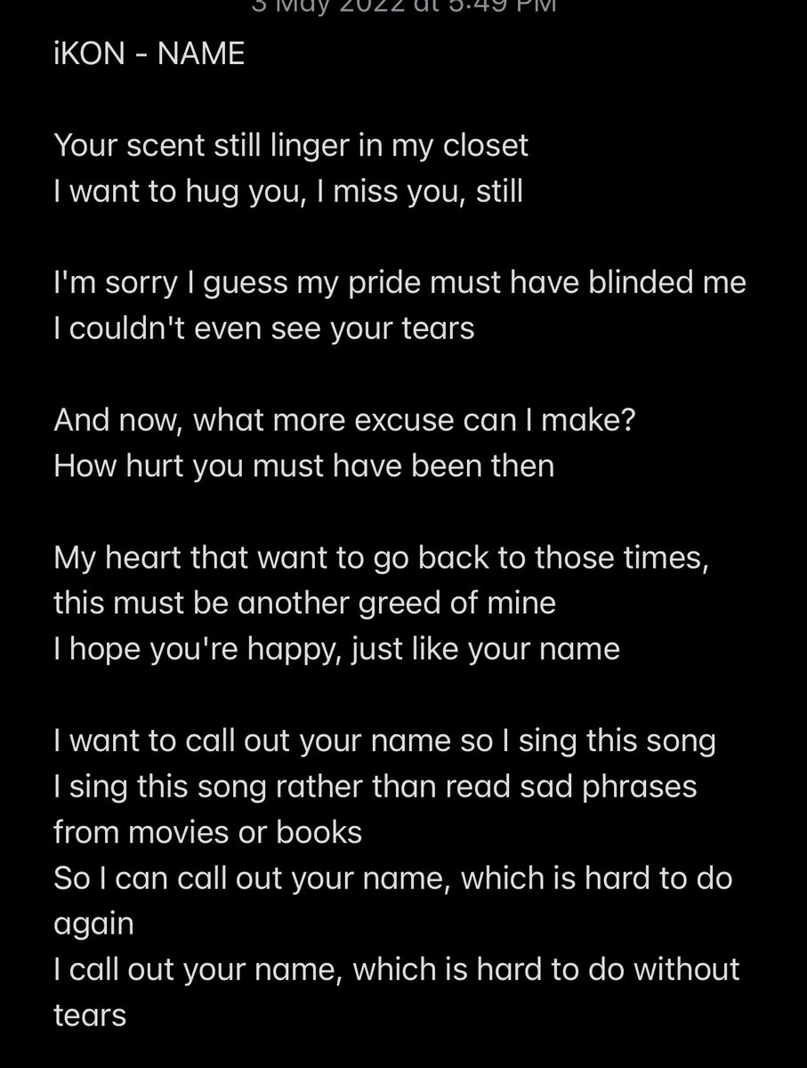 syh__bae's tweet photo. Will never not love NAME!

"It's late but pls know that I really have loved you so much... Back then... now... and still..."

iKON IS BACK
#BUTYOU_iKON #아이콘_너라는이유
#FLASHBACK_RELEASE_DAY
@YG_iKONIC #iKON   #아이콘 https://t.co/DLG3BtluN4