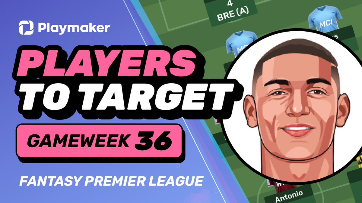 NEW #FPL VIDEO 🚨📽️

Players to Target: Double Gameweek 36 🎯

RT's appreciated 💜

youtu.be/95as7khzfIw