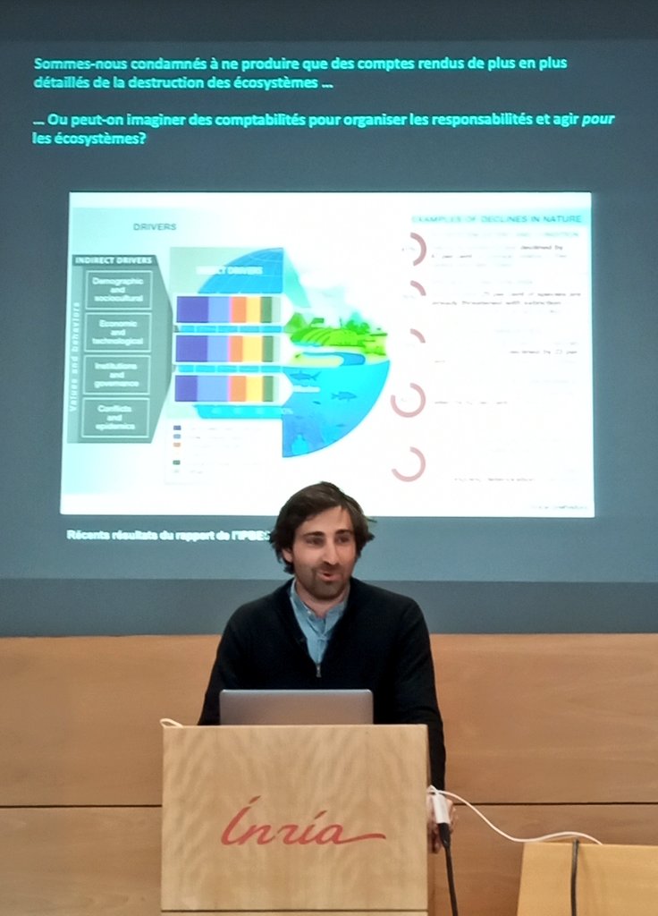 abkgrenoble's tweet photo. Du quipu inca aux feuilles de tableurs : outre la destruction des écosystèmes, les outils de #comptabilité peuvent-ils rendre compte de leur régénération ?
Conférence de @ClementFeger à @STEEP_INRIA sur les comptabilités écosystème-centrées 
👉https://t.co/fqeWhwBkOr https://t.co/GRol57n0gG