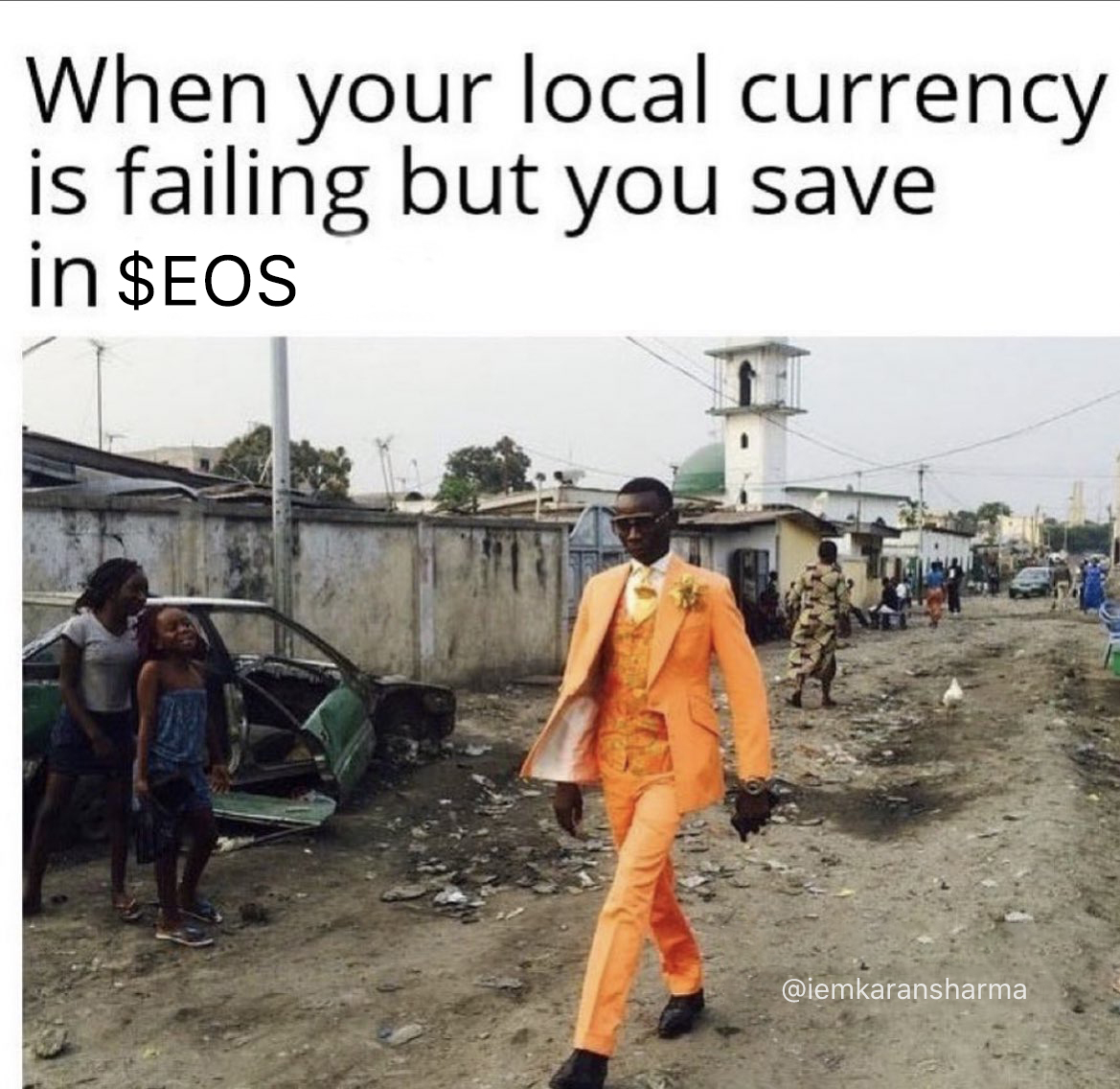 karancryptos's tweet photo. $EOS is a savior ๐๐
#EOS #EOSReturns #Memes #EosMemes #EosBees #IndiaEos #Bitcoin #Binance #cryptocurrency #CryptoNews #Airdrop https://t.co/lcG5aKf5HQ