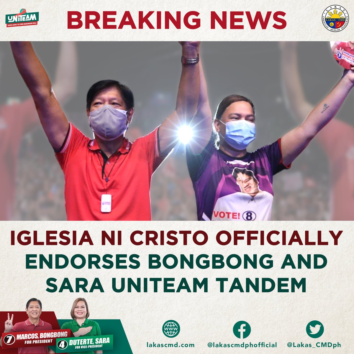 LAKAS-Christian Muslim Democrats tweet media