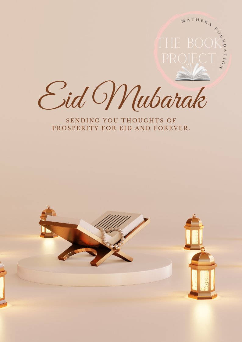 TheBookProject1's tweet photo. Eid Mubarak to all of you!

We wish you all grace and blessings and send you love from all of us! ❤️ https://t.co/BMaCEecFUb