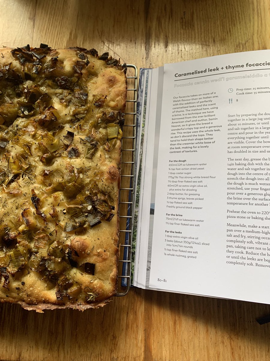 Today’s focaccia for a book signing at Llandudno ⁦<a href="/Waterstones/">Waterstones</a>⁩ - 6pm, tonight: come and join us