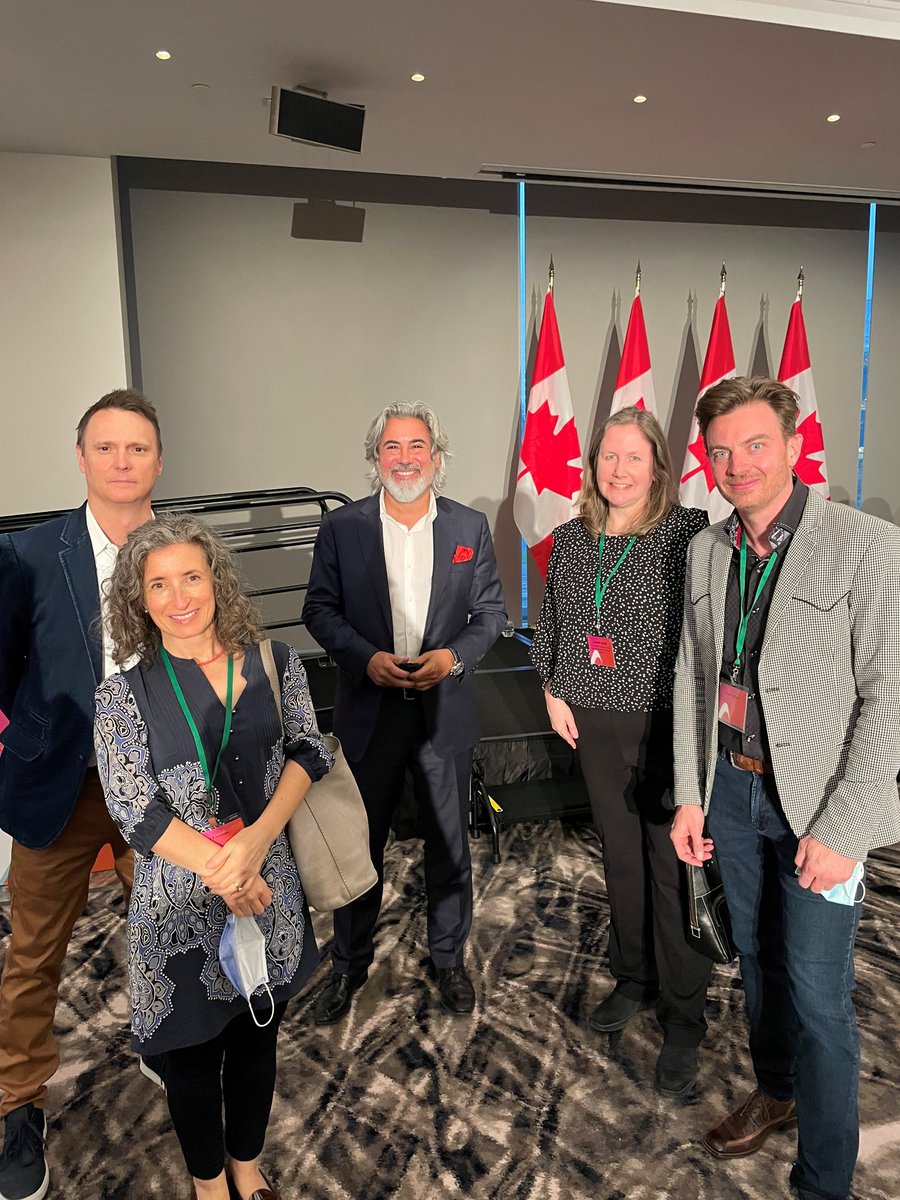 Our president, <a href="/PaulNShaver/">Paul Shaver</a> met up with the <a href="/cpcc_scpcp/">Canadian Private Copying Collective</a>'s Lisa Freeman, Heritage Minister, <a href="/pablorodriguez/">Pablo Rodriguez</a>, <a href="/SOCANmusic/">SOCAN</a>'s Andrea Kokonis and singer-songwriter, <a href="/jordanofficer/">Jordan Officer</a>, at last night’s Heritage Summit in Ottawa in support of copyright reform.