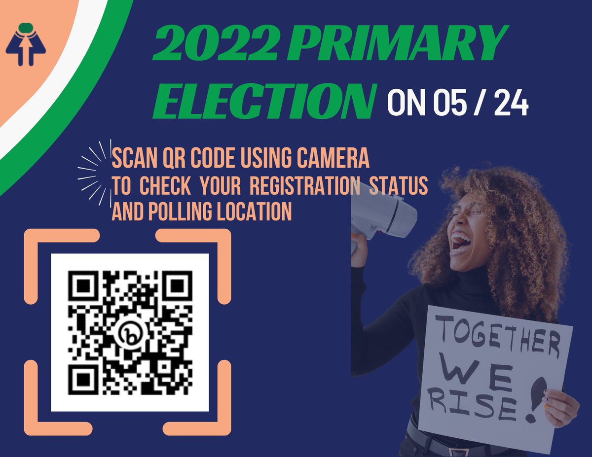 StepUpSavannah's tweet photo. Early voting for the primary election is NOW OPEN! Scan the QR code to check your registration status and polling location! #dontboovote #Getoutandvote #useyourvoice https://t.co/EBBA0fSsfj