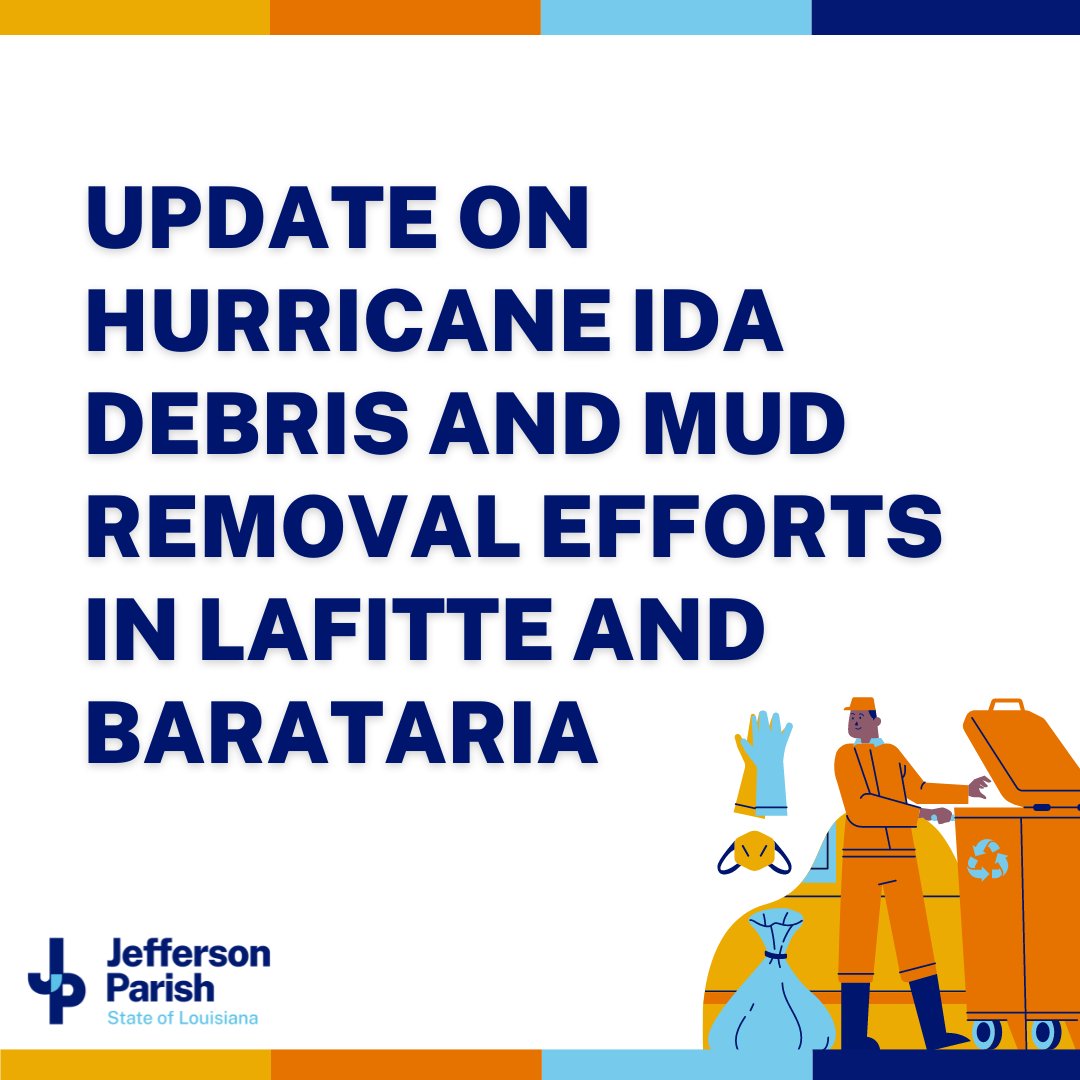 Jefferson Parish on Twitter "Curbside Ida debris removal in Lafitte